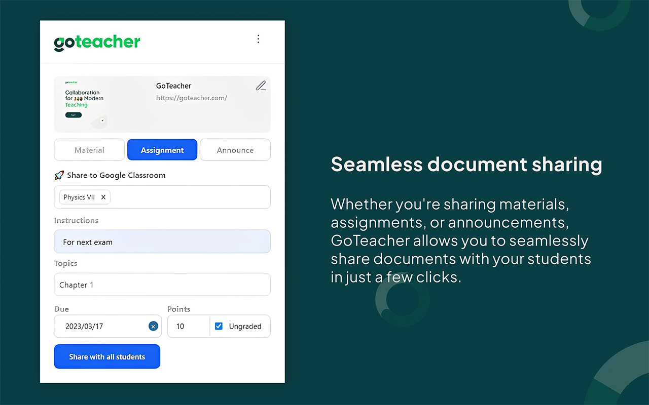 GoTeacher chrome谷歌浏览器插件_扩展第2张截图