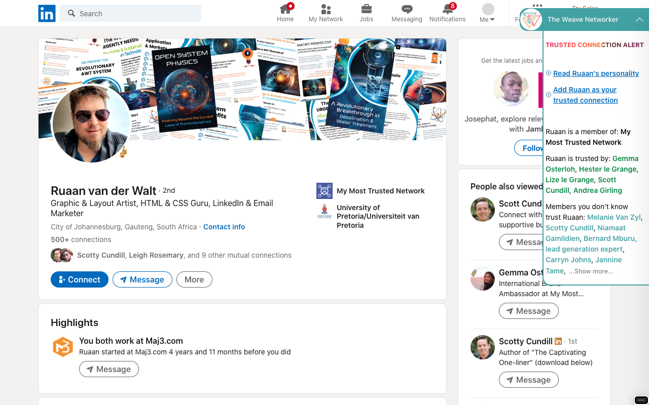 The Weave Networker chrome谷歌浏览器插件_扩展第2张截图