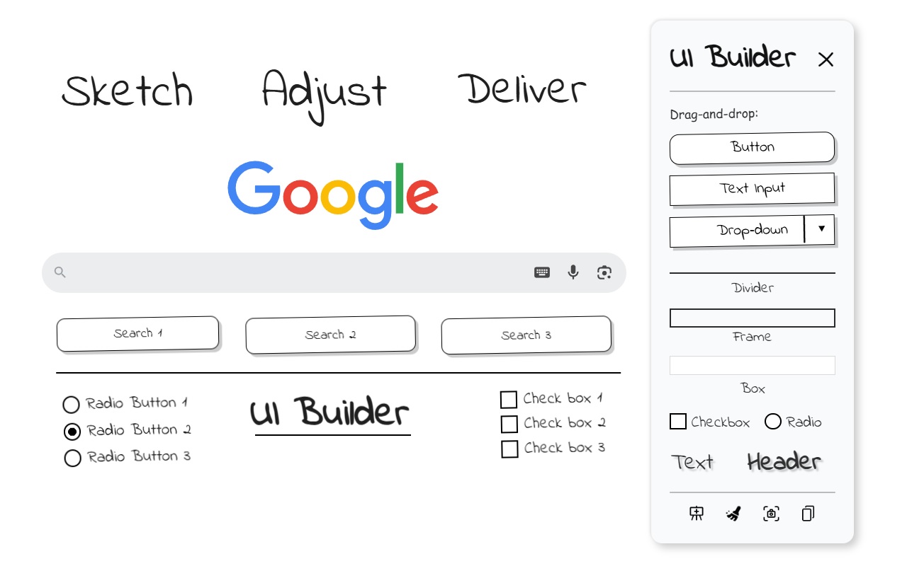UI Builder – Mockup Tool chrome谷歌浏览器插件_扩展第3张截图