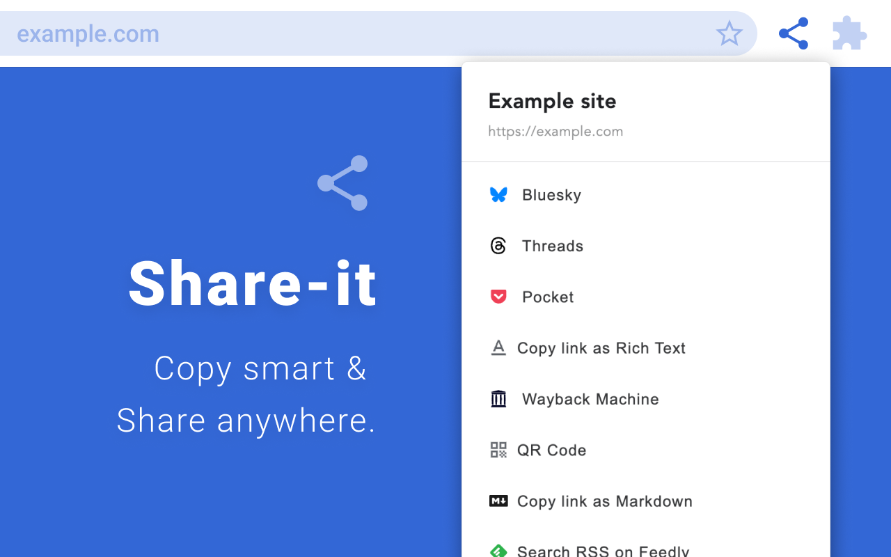 Share-it chrome谷歌浏览器插件_扩展第2张截图
