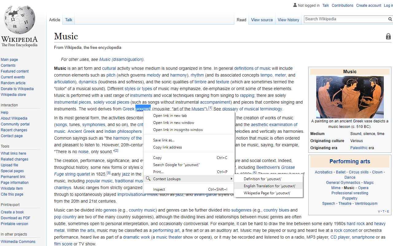 Context Lookups chrome谷歌浏览器插件_扩展第1张截图