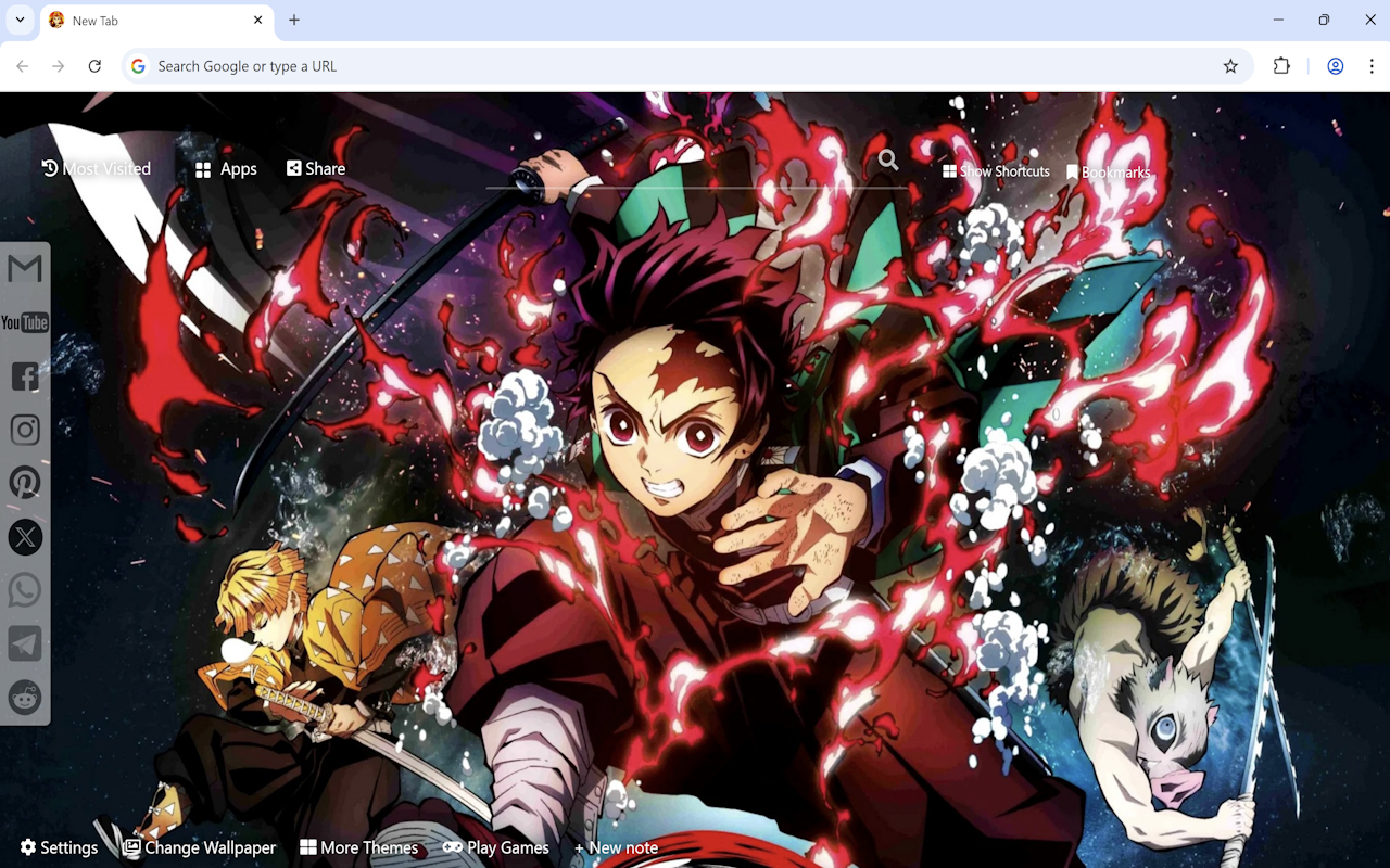 Demon Slayer Mugen Train Wallpaper chrome谷歌浏览器插件_扩展第2张截图