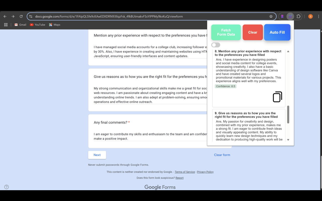 Google Forms Solver-Gemini Powered with OCR chrome谷歌浏览器插件_扩展第2张截图
