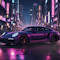 Purple Porsche in Tokyo Live Wallpaper LOGO 图标