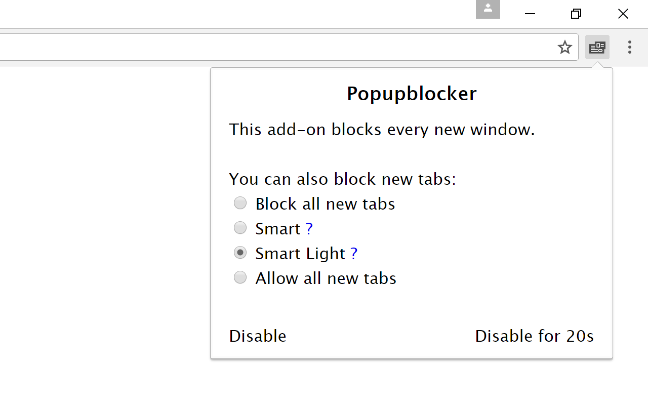 Popupblocker chrome谷歌浏览器插件_扩展第3张截图