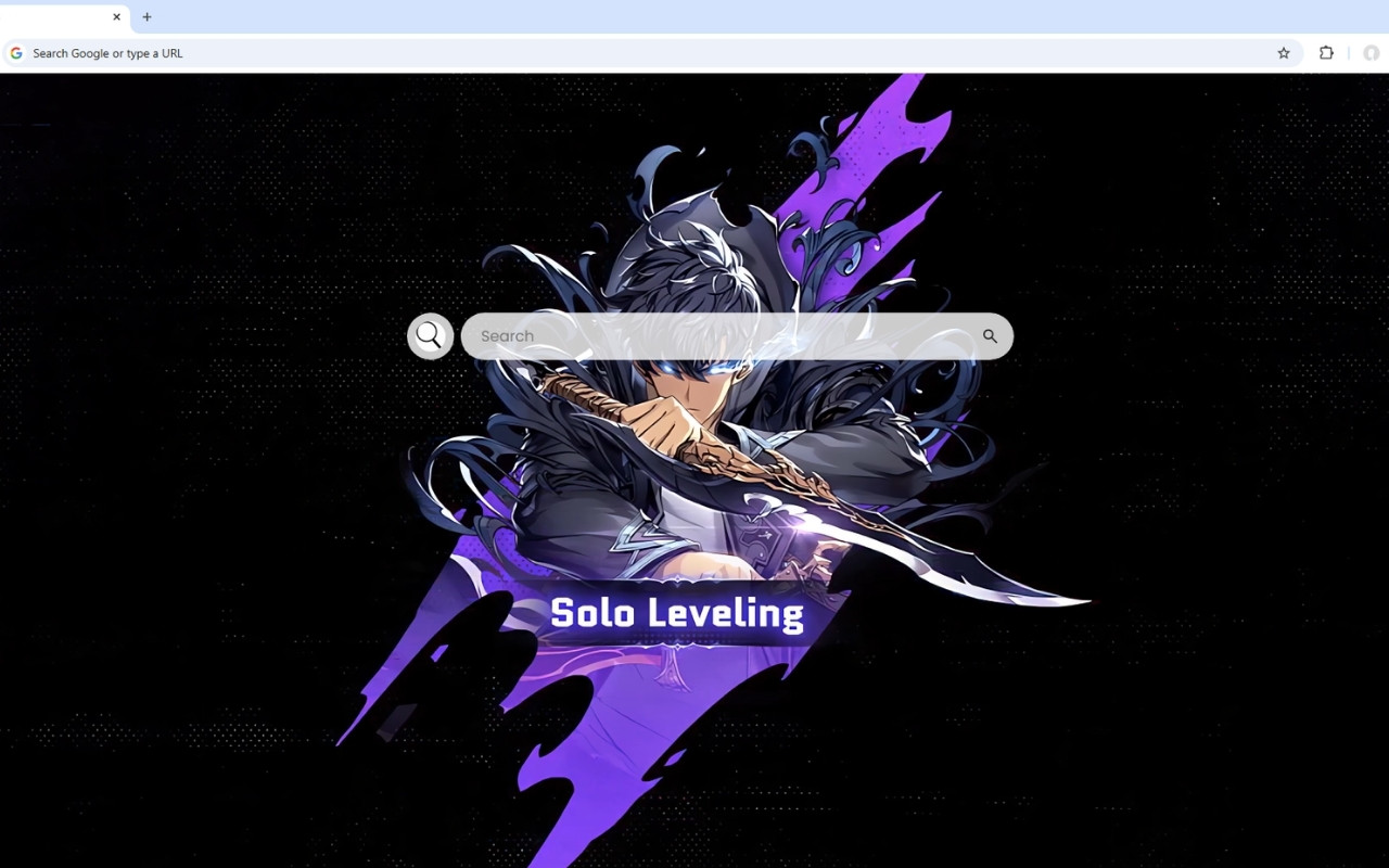 Solo Leveling Glitch Live Wallpaper chrome谷歌浏览器插件_扩展第1张截图