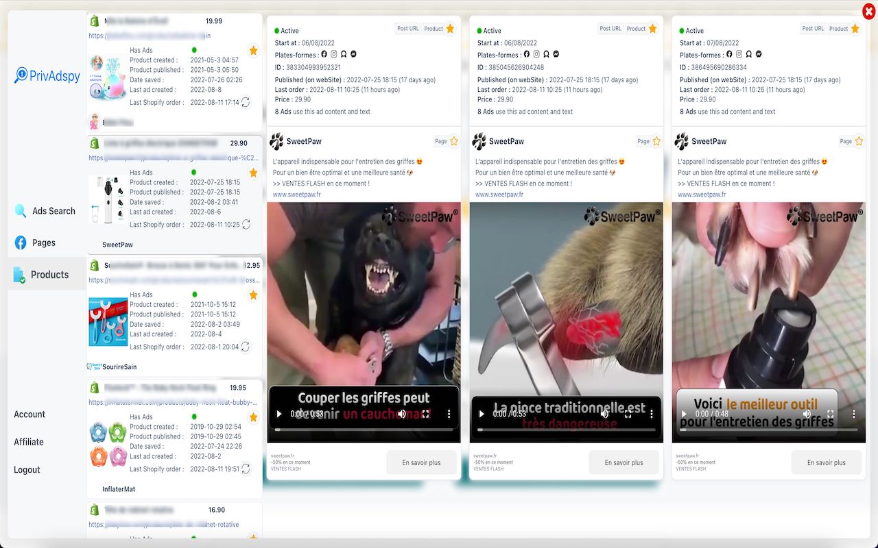 PrivAdspy - Best dropshipping adspy chrome谷歌浏览器插件_扩展第2张截图