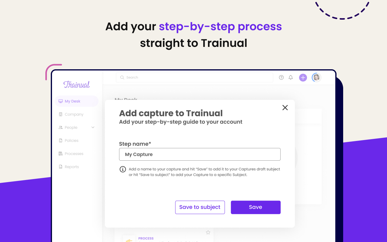 Trainual Capture chrome谷歌浏览器插件_扩展第1张截图