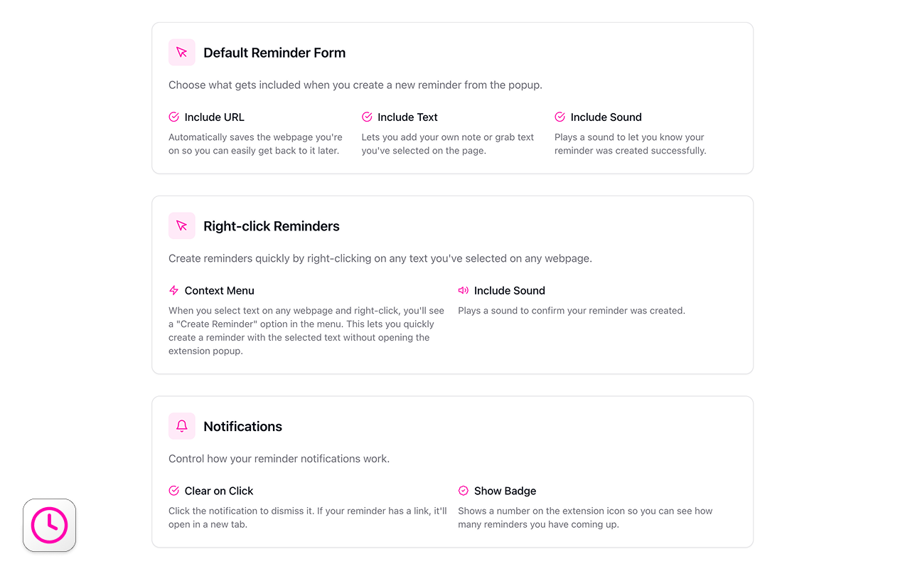 Best Reminder App - Set tab & note reminders chrome谷歌浏览器插件_扩展第1张截图
