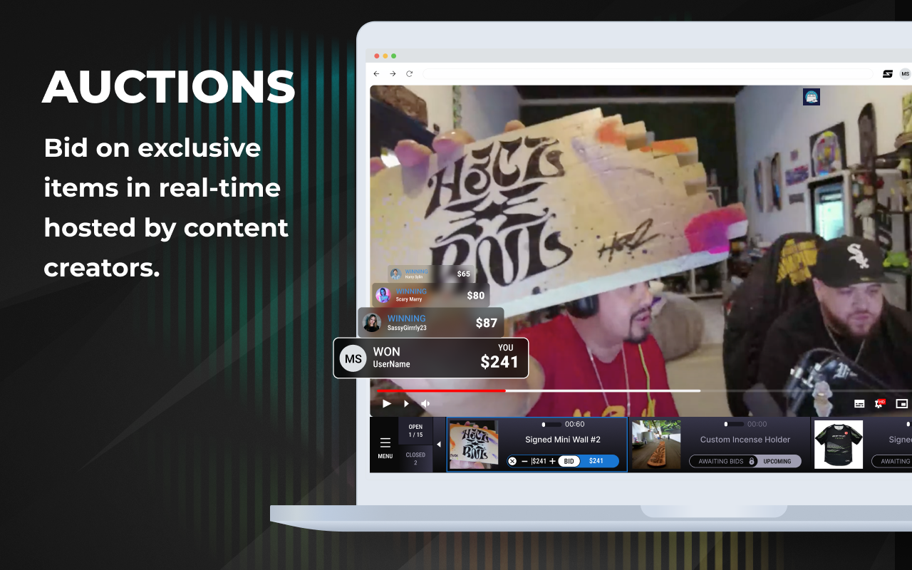 Super Streaming: Social Commerce chrome谷歌浏览器插件_扩展第4张截图