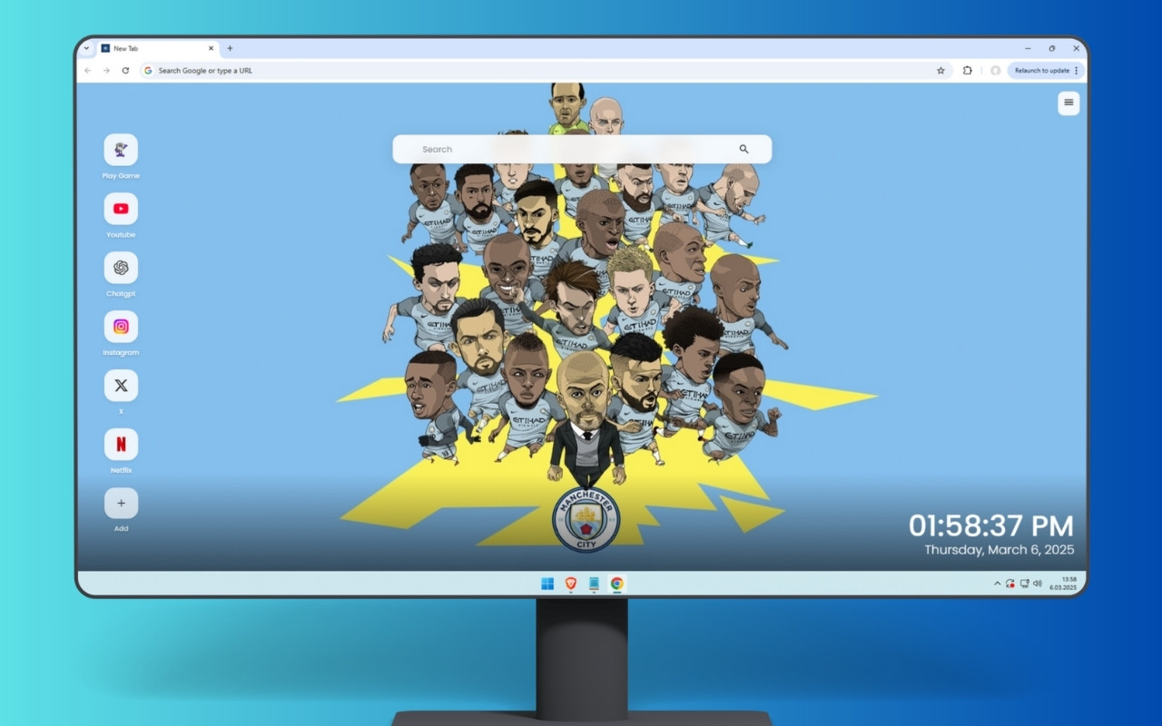 Manchester City Wallpaper chrome谷歌浏览器插件_扩展第4张截图