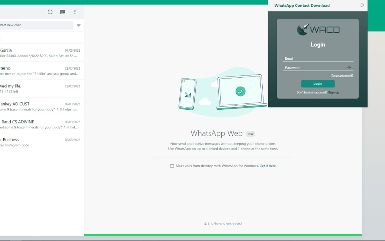 Wabpo: Contact Saver for WhatsApp™ and More chrome谷歌浏览器插件_扩展第1张截图