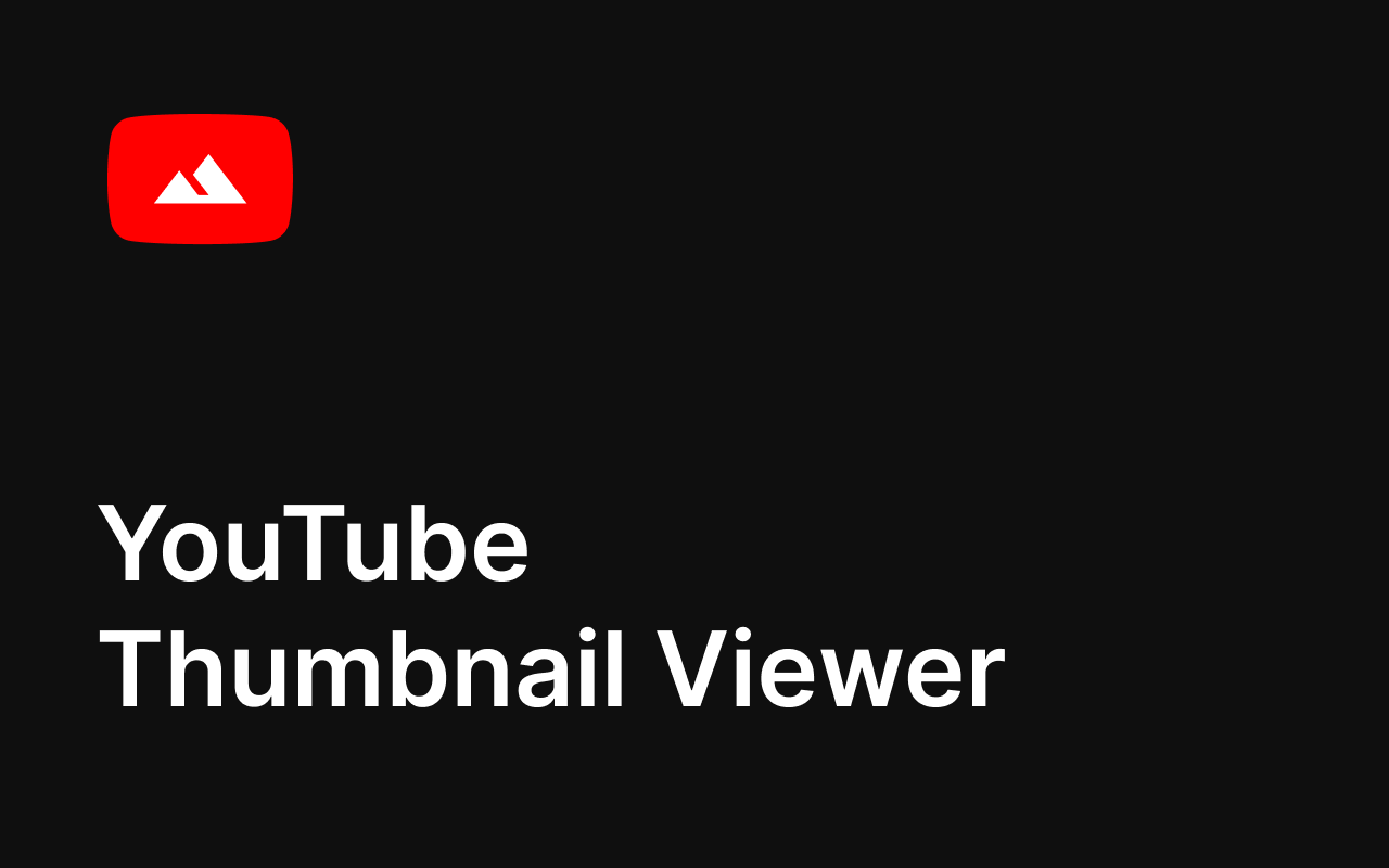 YouTube Thumbnail Viewer chrome谷歌浏览器插件_扩展第1张截图