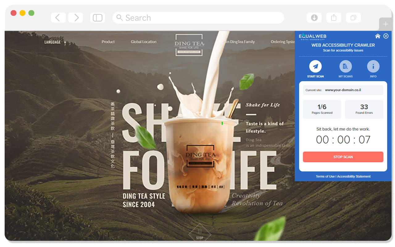 EqualWeb Accessibility Crawler chrome谷歌浏览器插件_扩展第3张截图