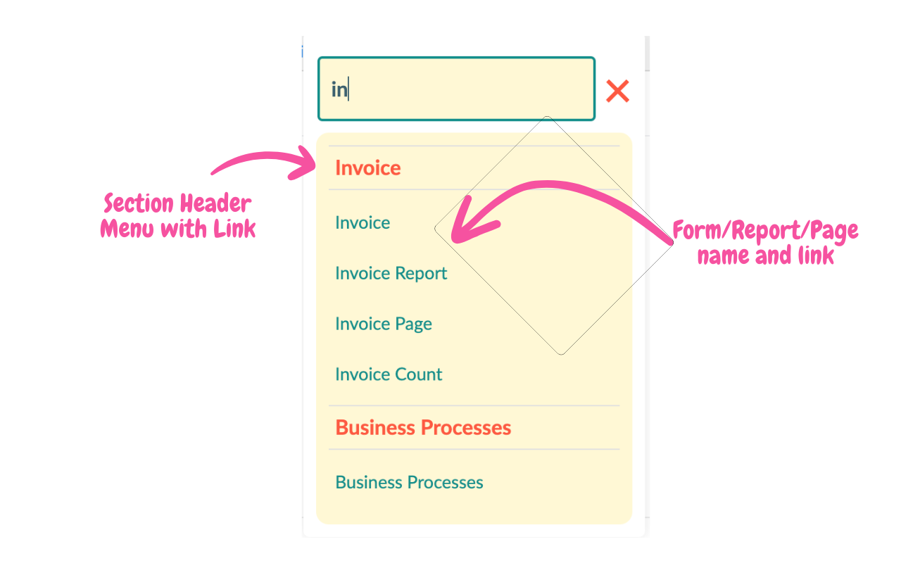 Zoho Creator Menu Search chrome谷歌浏览器插件_扩展第5张截图