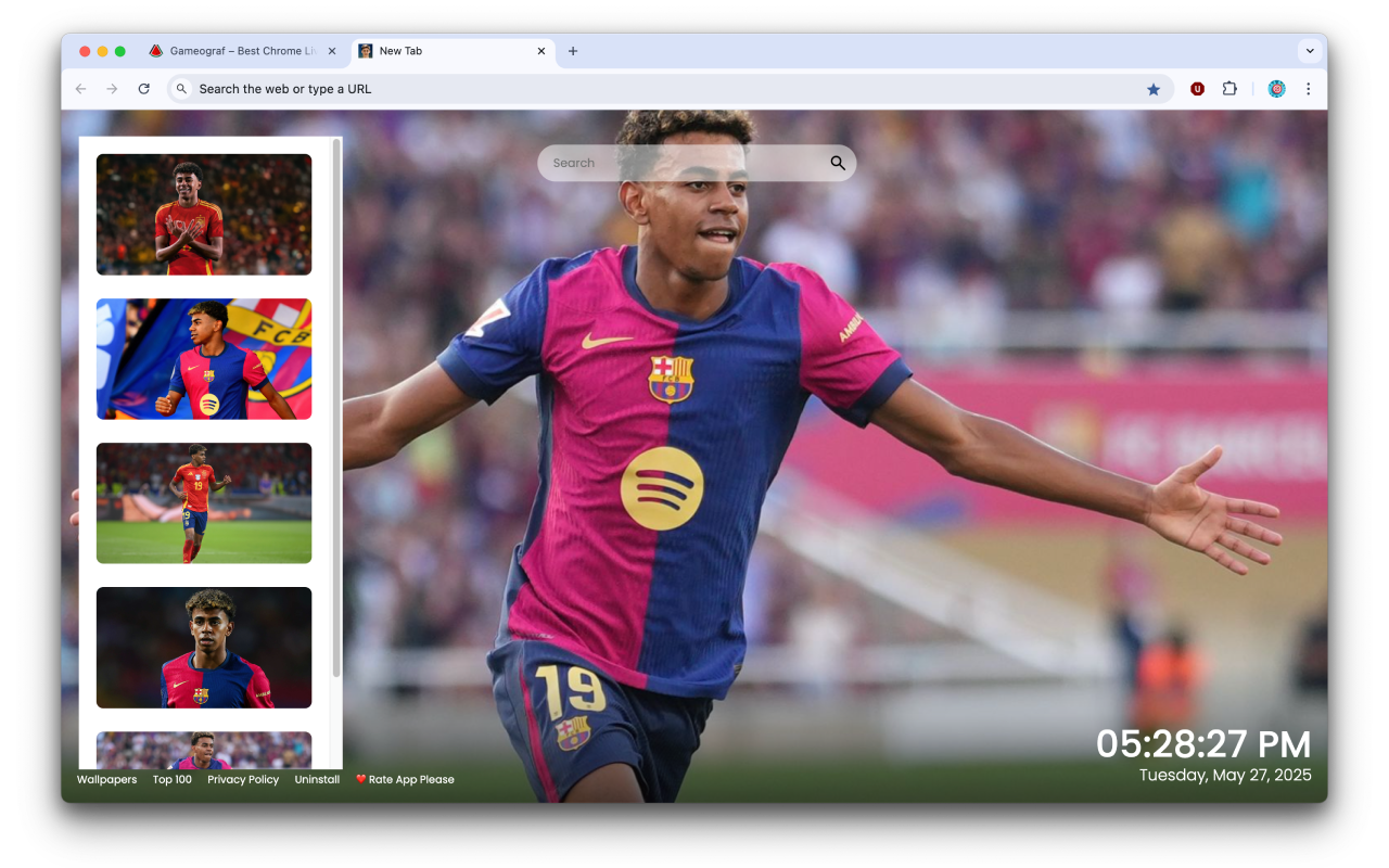 Lamine Yamal Wallpapers Gameograf chrome谷歌浏览器插件_扩展第1张截图