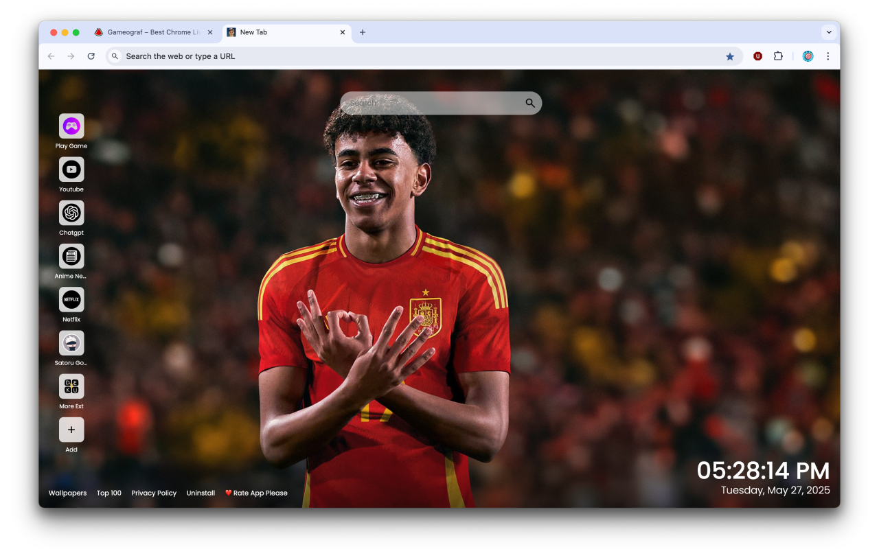 Lamine Yamal Wallpapers Gameograf chrome谷歌浏览器插件_扩展第3张截图