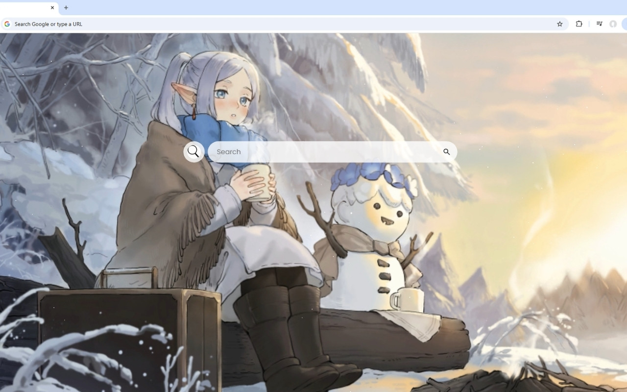 Frieren Winter Live Wallpaper chrome谷歌浏览器插件_扩展第5张截图