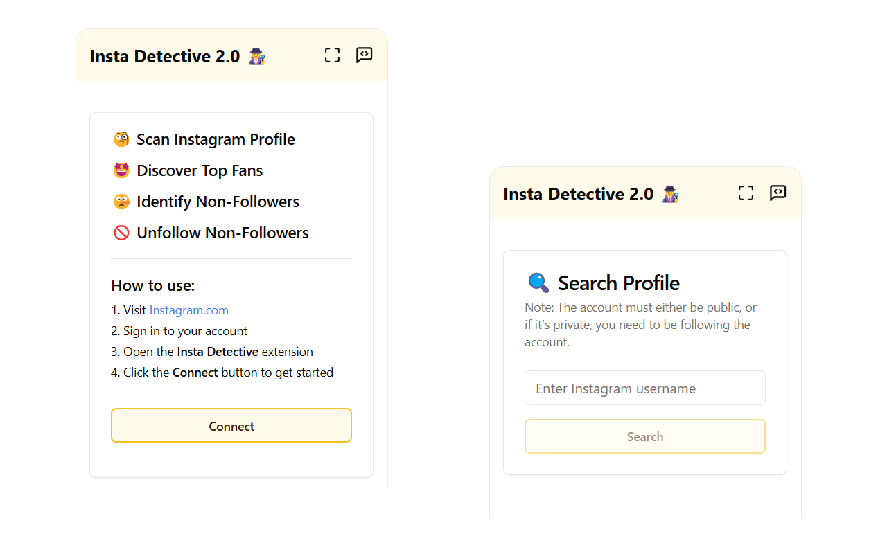 Unfollowers for Instagram & Insights - Insta Detective 2.0 chrome谷歌浏览器插件_扩展第1张截图