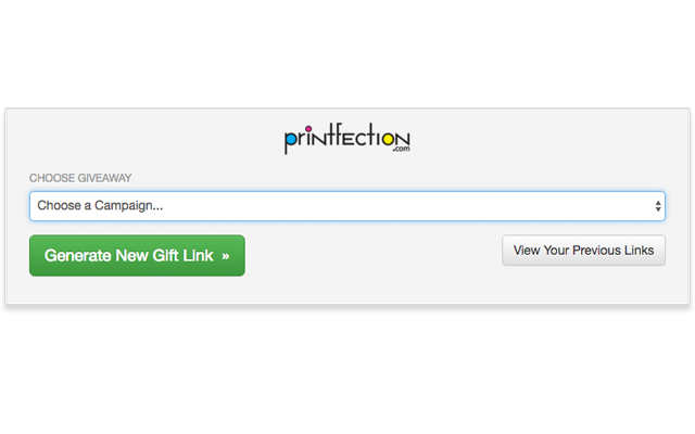 Printfection Giveaway Link Generator chrome谷歌浏览器插件_扩展第1张截图