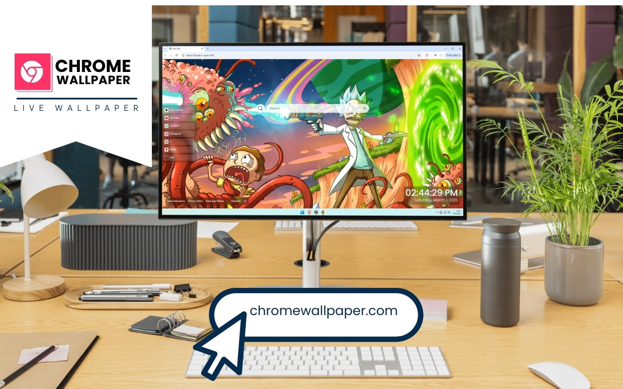 Rick and Morty Monsters Live Wallpaper chrome谷歌浏览器插件_扩展第2张截图