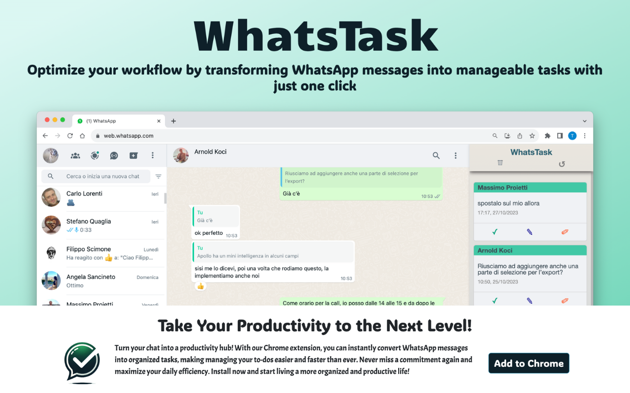 WhatsTask chrome谷歌浏览器插件_扩展第2张截图