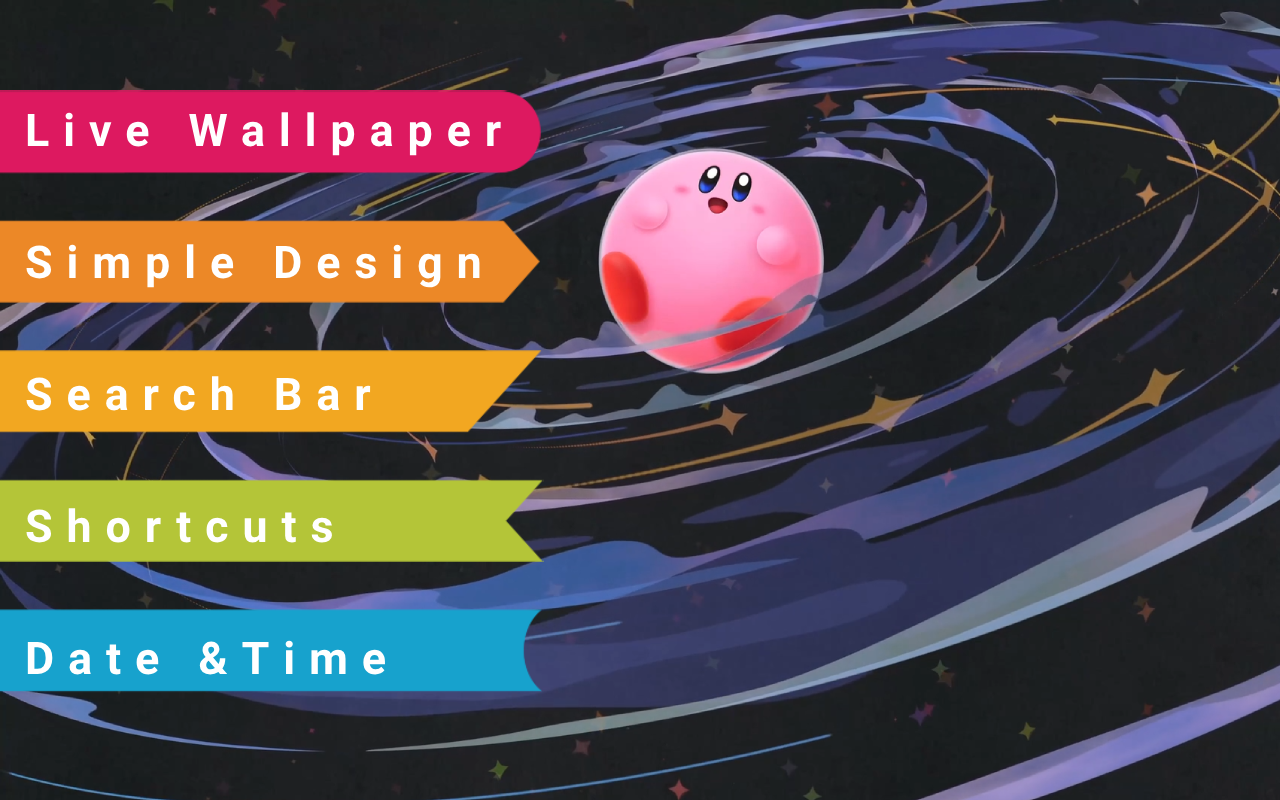 Planet Kirby Live Wallpaper chrome谷歌浏览器插件_扩展第1张截图