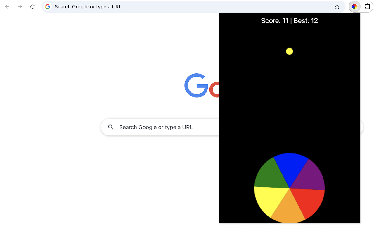 Color Pie Bouncer chrome谷歌浏览器插件_扩展第1张截图