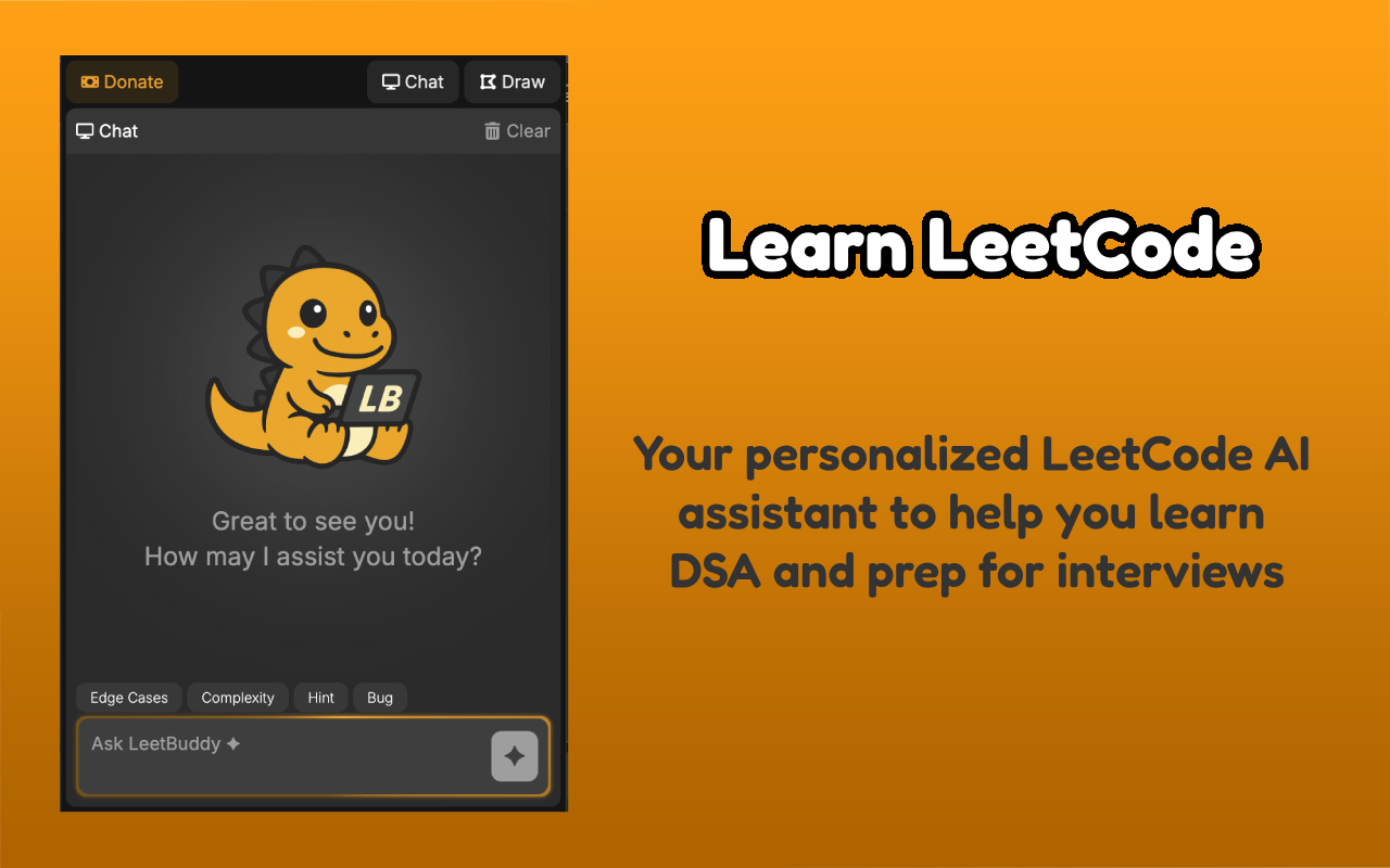 LeetBuddy - Your AI-Powered LeetCode Assistant chrome谷歌浏览器插件_扩展第2张截图