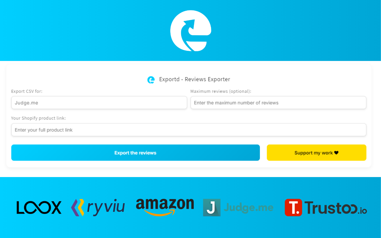 Exportd chrome谷歌浏览器插件_扩展第1张截图