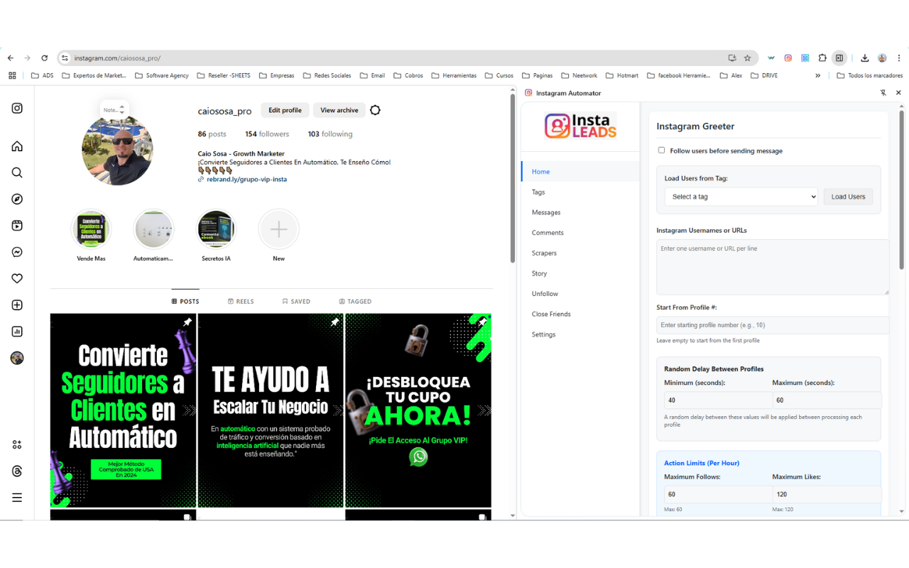 InstaLeads chrome谷歌浏览器插件_扩展第1张截图