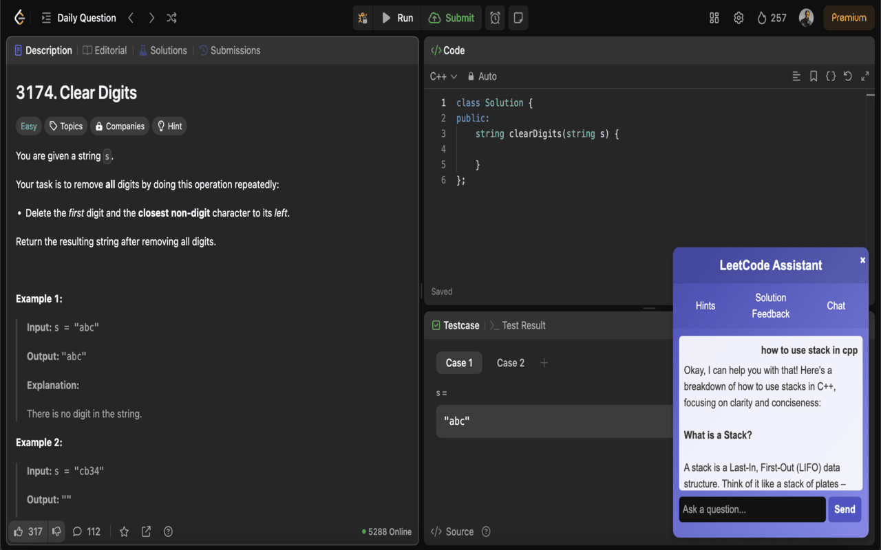 LeetCode Assistant chrome谷歌浏览器插件_扩展第2张截图