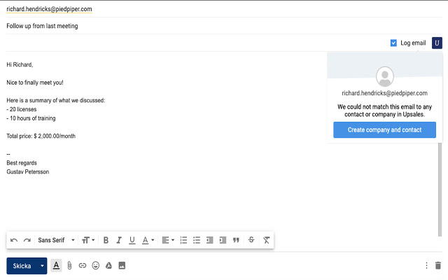Upsales chrome谷歌浏览器插件_扩展第1张截图