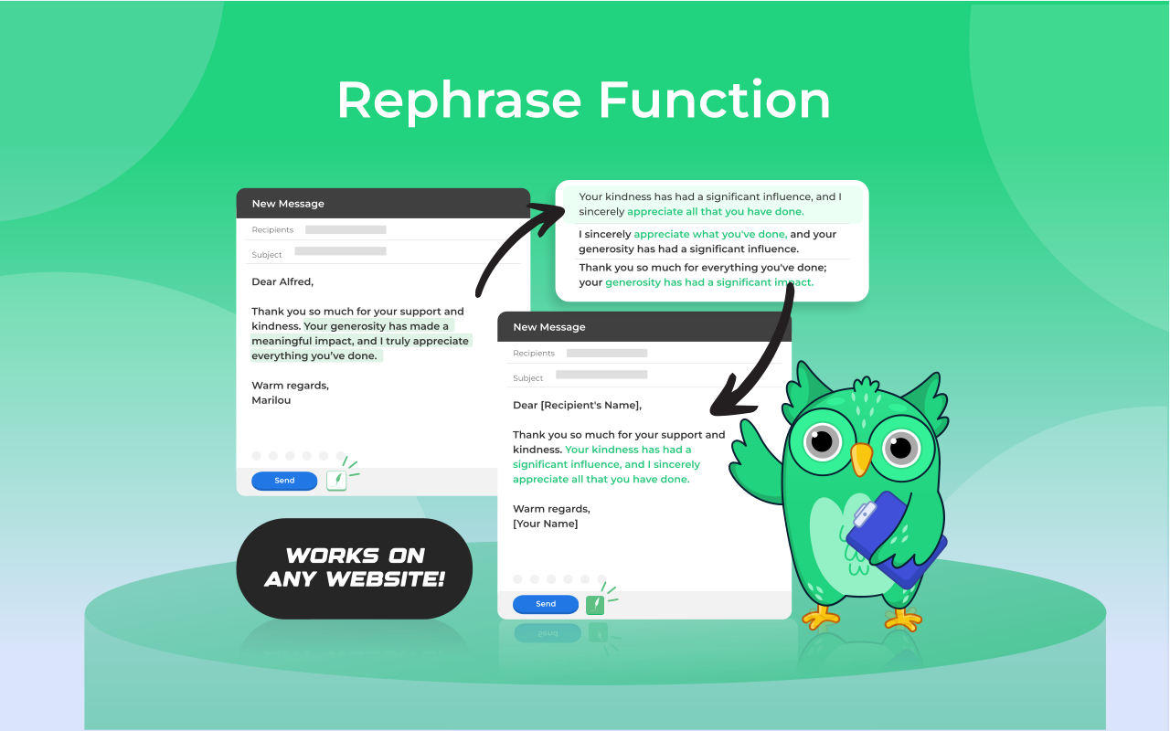 BeLikeNative: AI Writing with Shortcuts - Paraphrase, Translate, and More chrome谷歌浏览器插件_扩展第2张截图