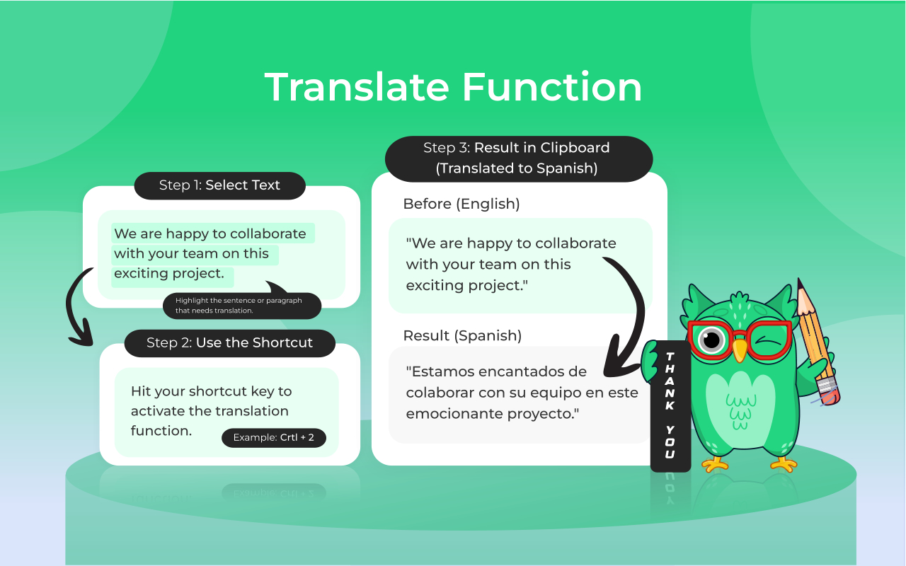 BeLikeNative: AI Writing with Shortcuts - Paraphrase, Translate, and More chrome谷歌浏览器插件_扩展第4张截图