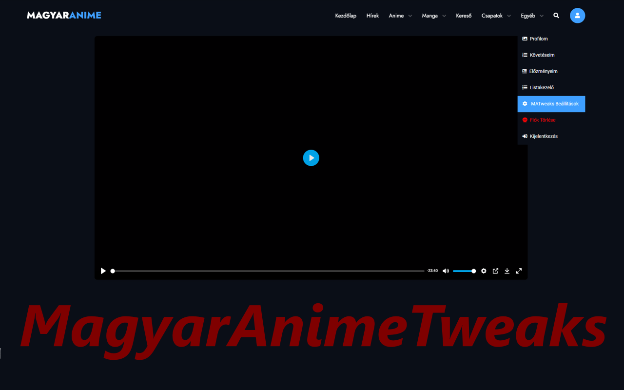 MagyarAnimeTweaks chrome谷歌浏览器插件_扩展第1张截图