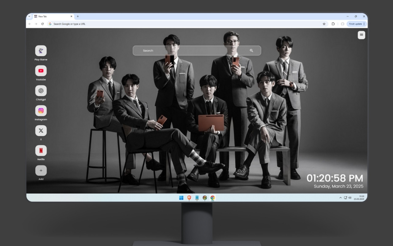 BTS Wallpaper chrome谷歌浏览器插件_扩展第1张截图
