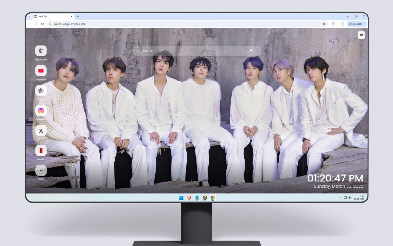 BTS Wallpaper chrome谷歌浏览器插件_扩展第2张截图