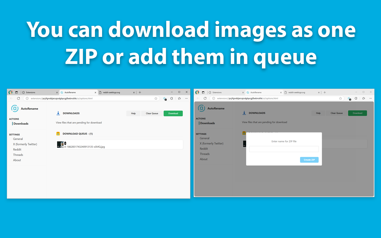 AutoRename chrome谷歌浏览器插件_扩展第2张截图