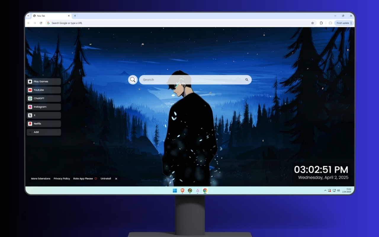 Solo Leveling Nightfall Live Wallpaper chrome谷歌浏览器插件_扩展第4张截图