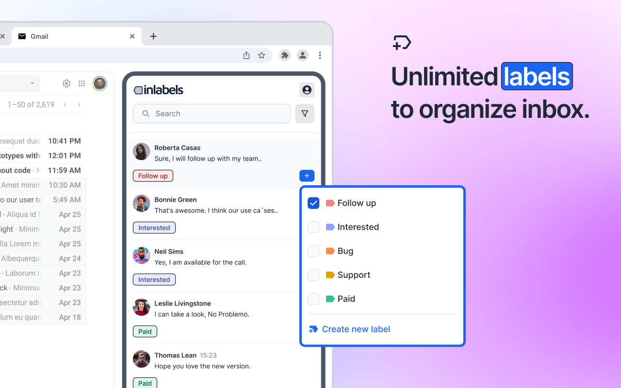 InLabels chrome谷歌浏览器插件_扩展第2张截图