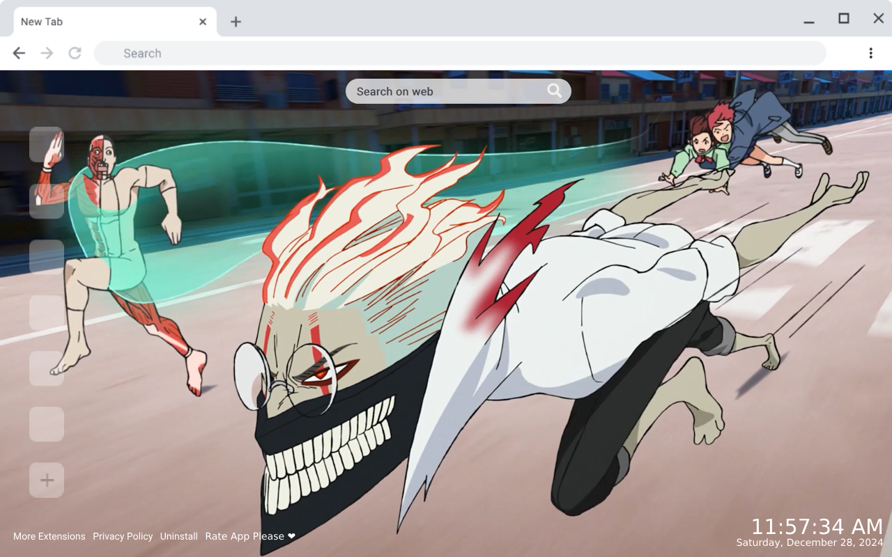 Okarun Run Live Wallpaper chrome谷歌浏览器插件_扩展第2张截图