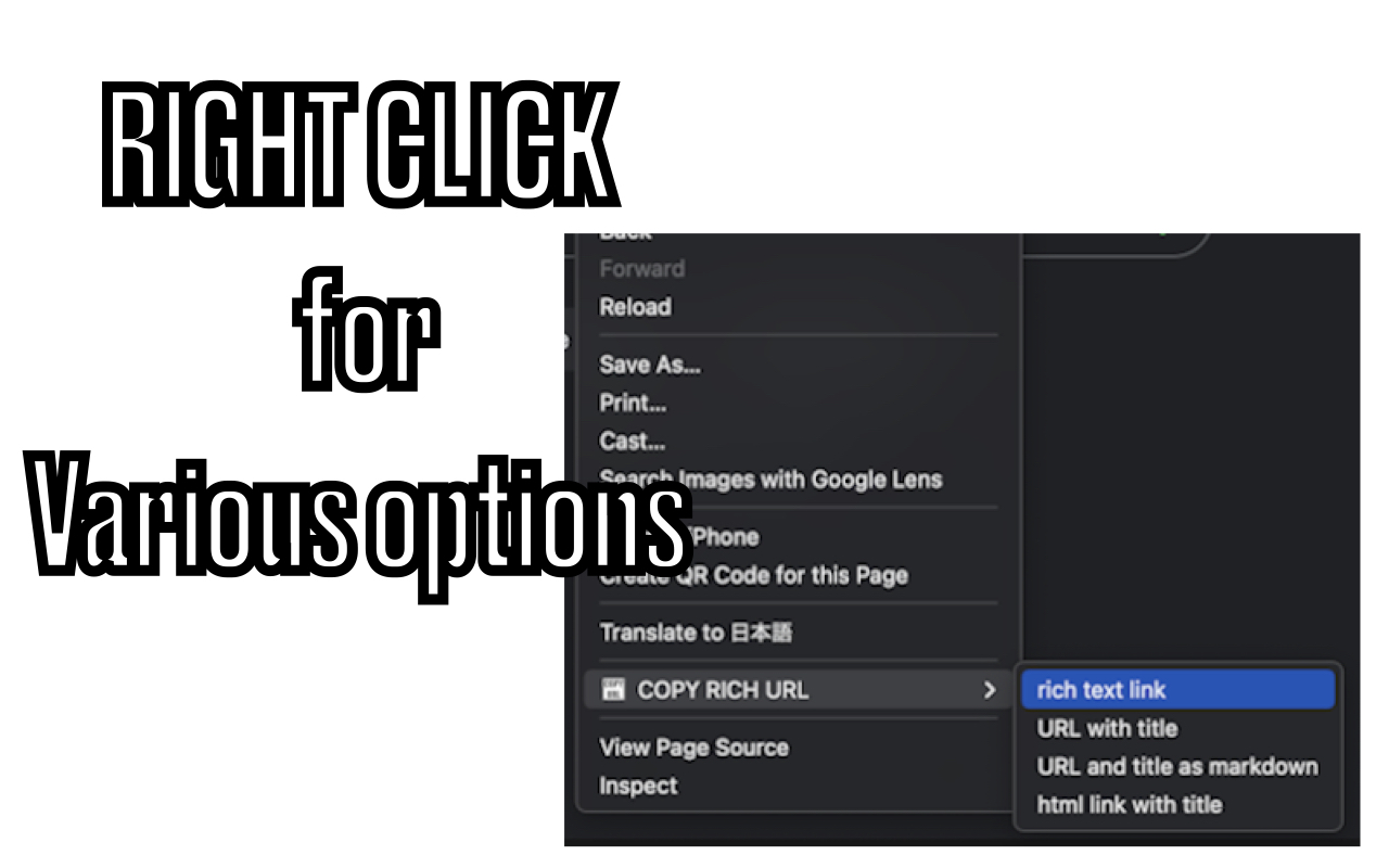 COPY RICH URL chrome谷歌浏览器插件_扩展第1张截图