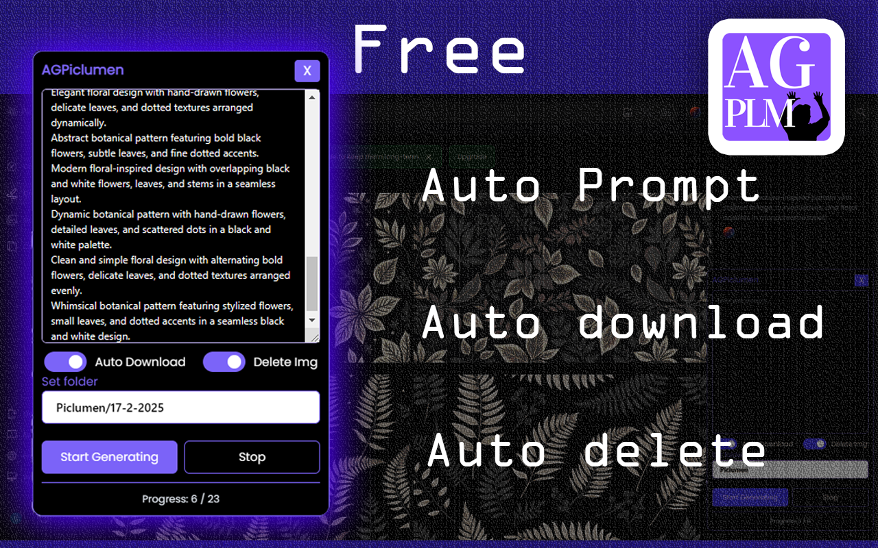 AGPiclumen - Piclumen Auto Prompt chrome谷歌浏览器插件_扩展第2张截图