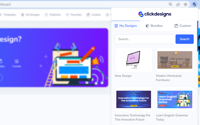 ClickDesigns chrome谷歌浏览器插件_扩展第2张截图