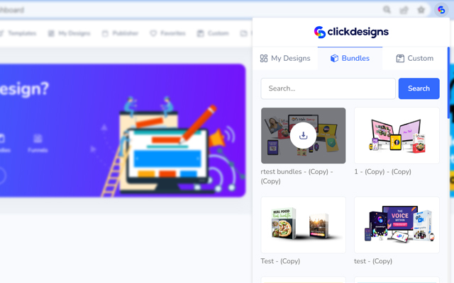 ClickDesigns chrome谷歌浏览器插件_扩展第3张截图