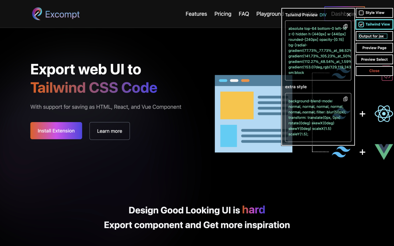 Excompt chrome谷歌浏览器插件_扩展第4张截图