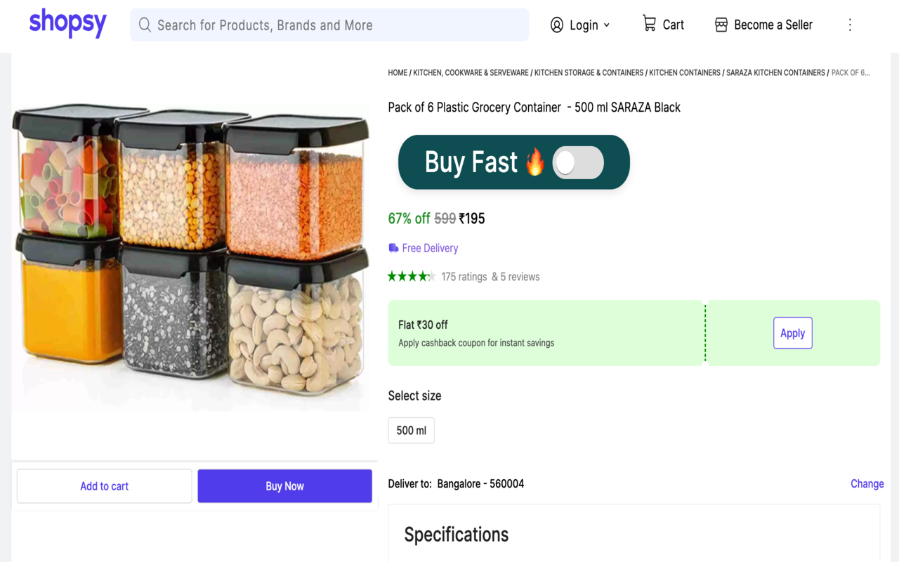 BuyFast - Amazon Flipkart Auto Checkout chrome谷歌浏览器插件_扩展第1张截图