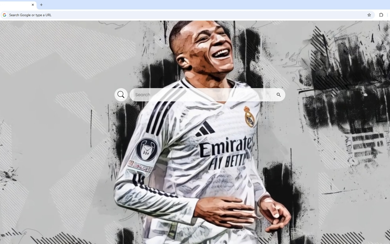 Kylian Mbappé Madrid Live Wallpaper chrome谷歌浏览器插件_扩展第3张截图