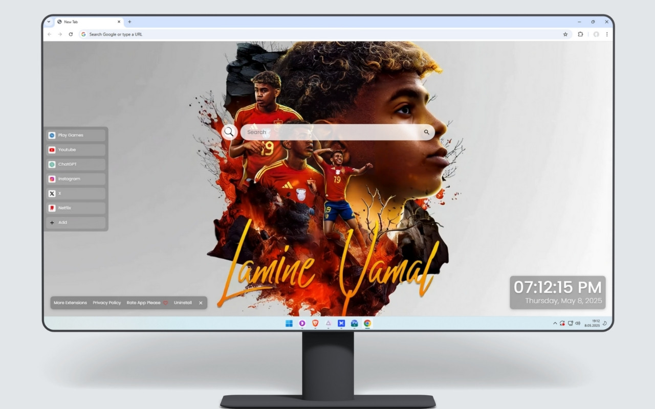 Lamine Yamal Live Wallpaper chrome谷歌浏览器插件_扩展第4张截图